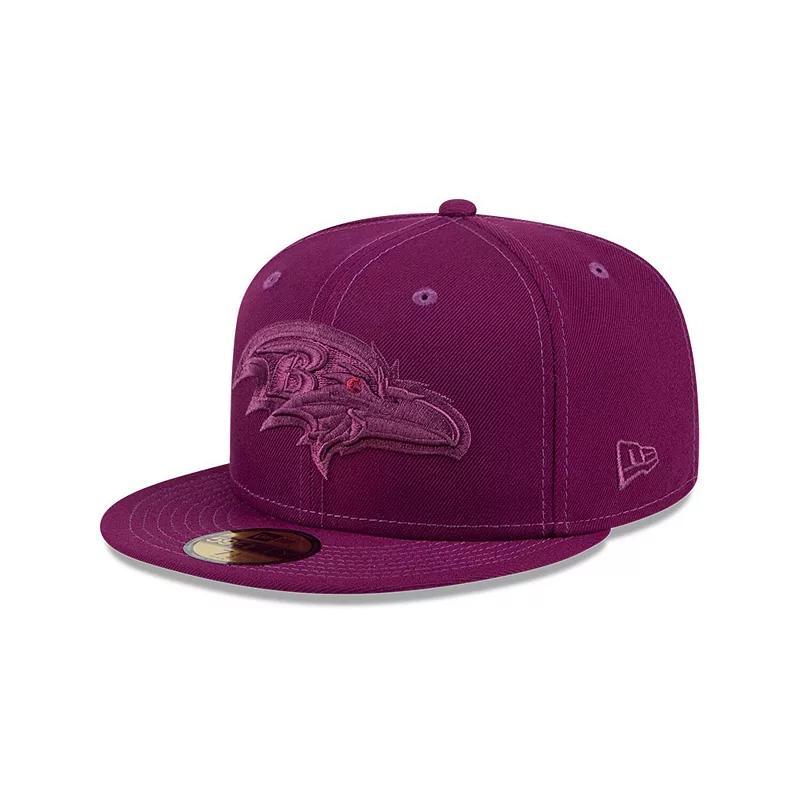 Mens New Era Baltimore Ravens Color Pack 59FIFTY Fitted Hat Product Image