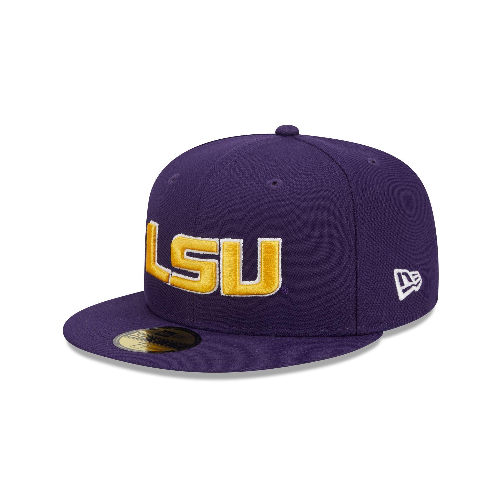 LSU Tigers Purple 59FIFTY Fitted Hat Male Product Image