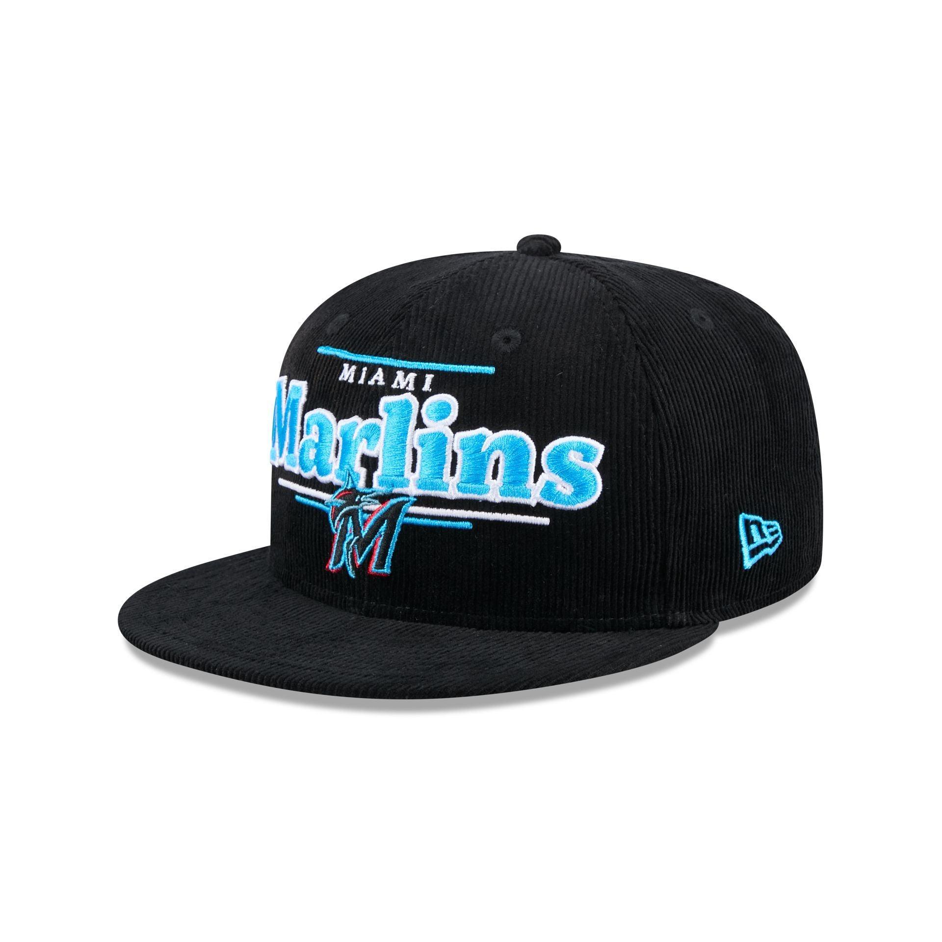 Miami Marlins Throwback Display 9FIFTY Snapback Hat Male Product Image