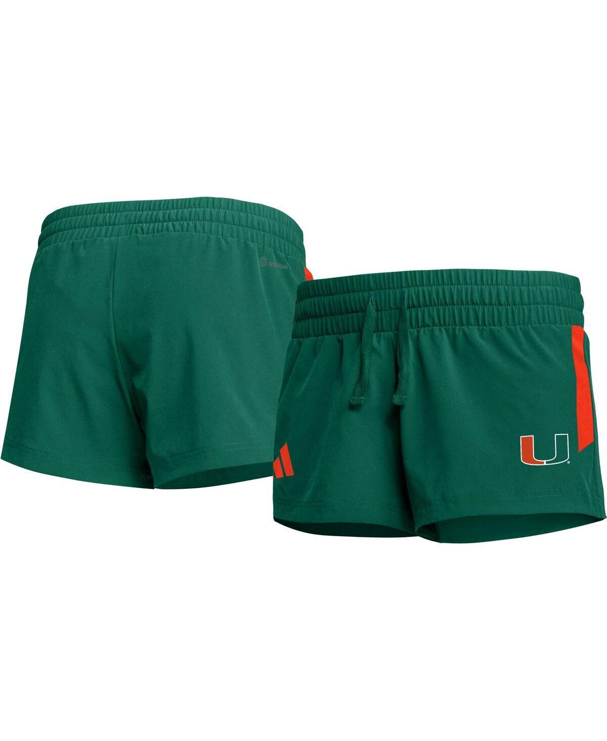 Womens adidas Miami Hurricanes 2023 SidelinePerformance Shorts Product Image