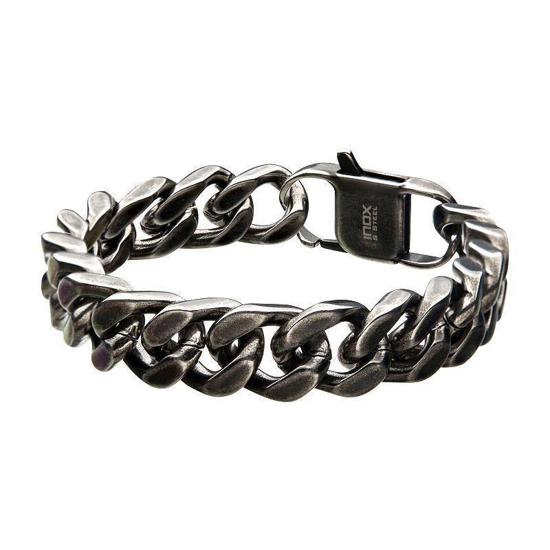 Mens Stainless Steel Bracelet Silver Product Image