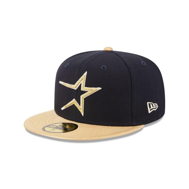 Houston Astros Team Shimmer 59FIFTY Fitted Hat Male Product Image