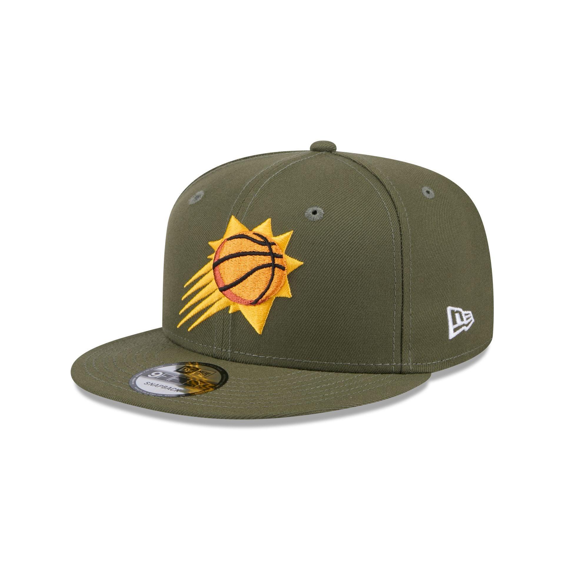 Phoenix Suns Olive 9FIFTY Snapback Hat Male Product Image