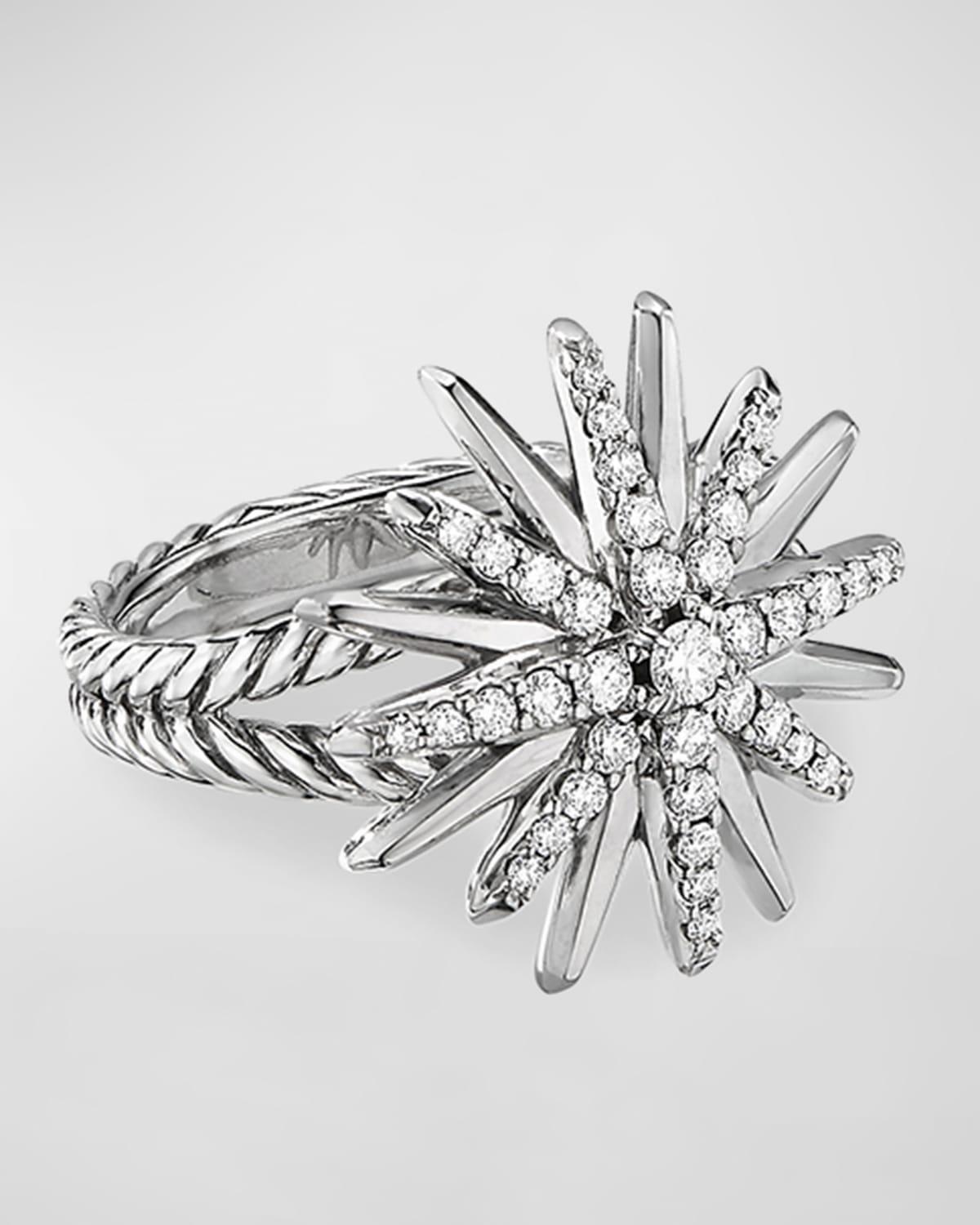 Womens Starburst Ring With Diamonds Product Image