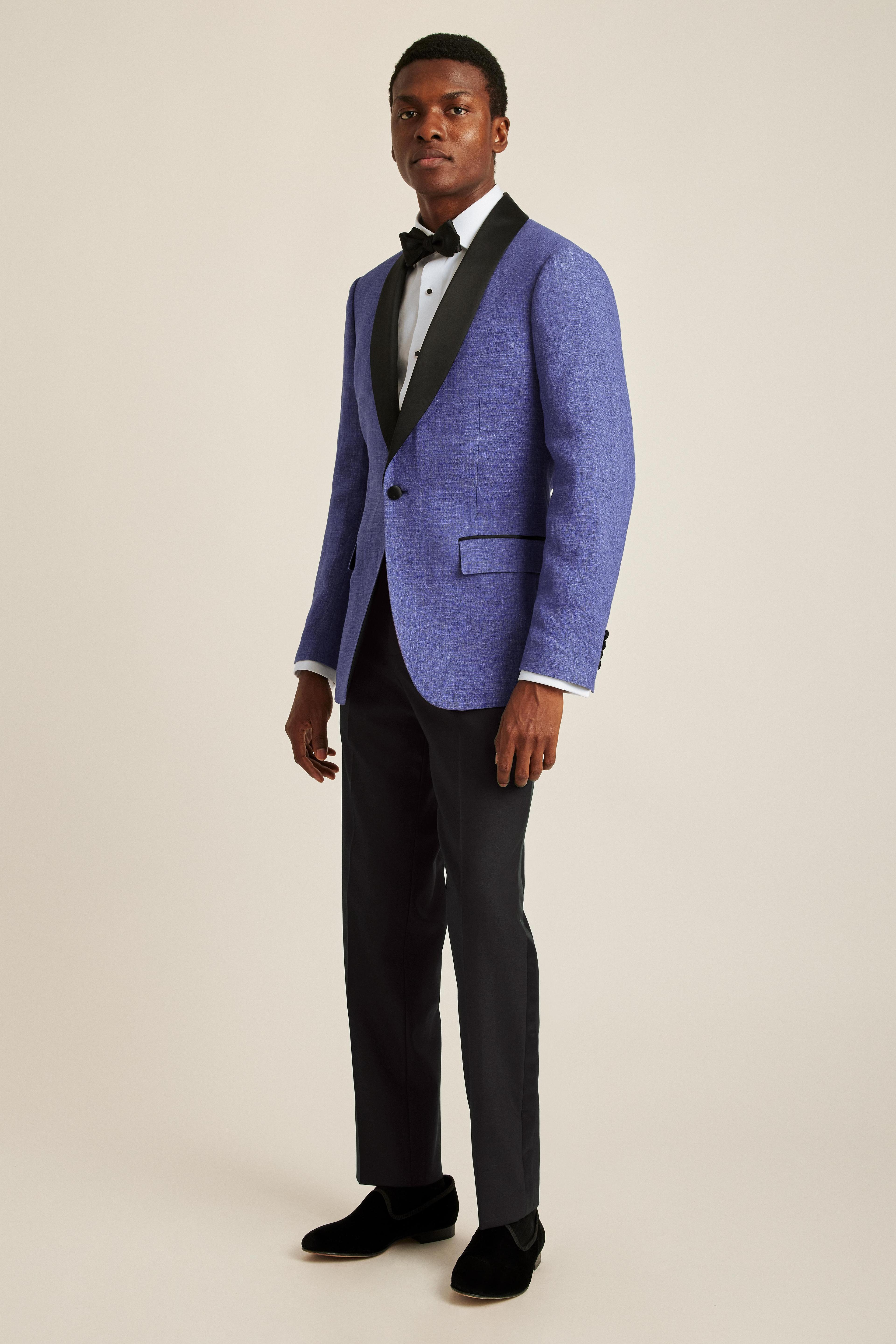 Italian Linen Tuxedo Jacket Product Image