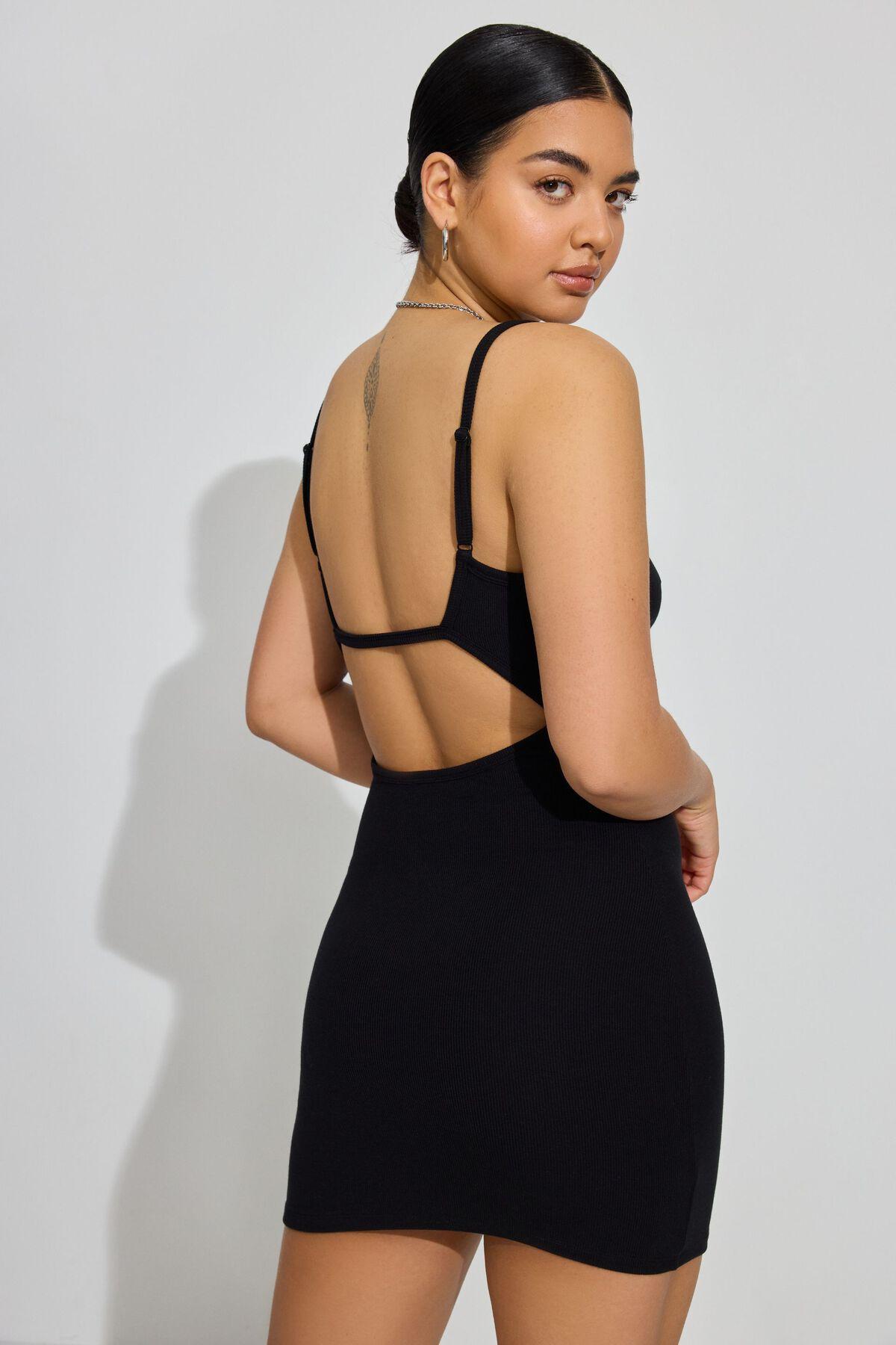 Natalie Low Back Mini Dress Product Image