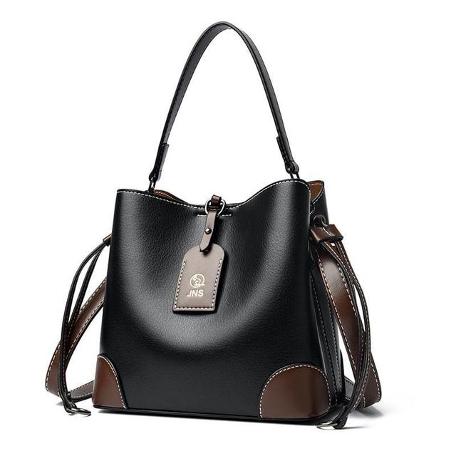 Faux Leather Bucket Bag Product Image