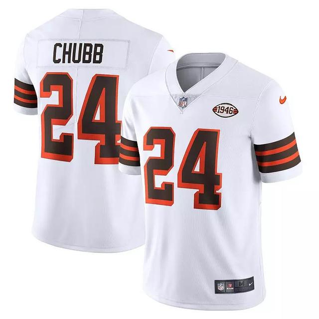 Mens Nike Nick Chubb Cleveland Browns 1946 Collection Alternate Vapor Limited Jersey Product Image