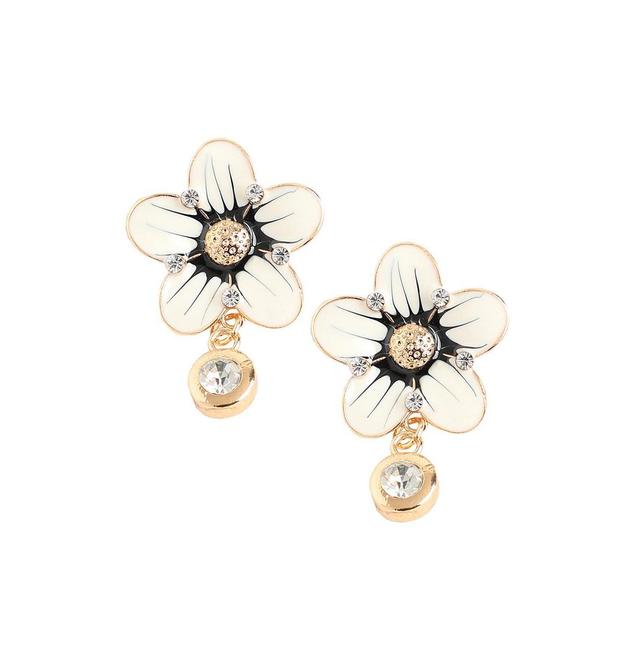 Sohi Womens Flower Drop Earrings Product Image