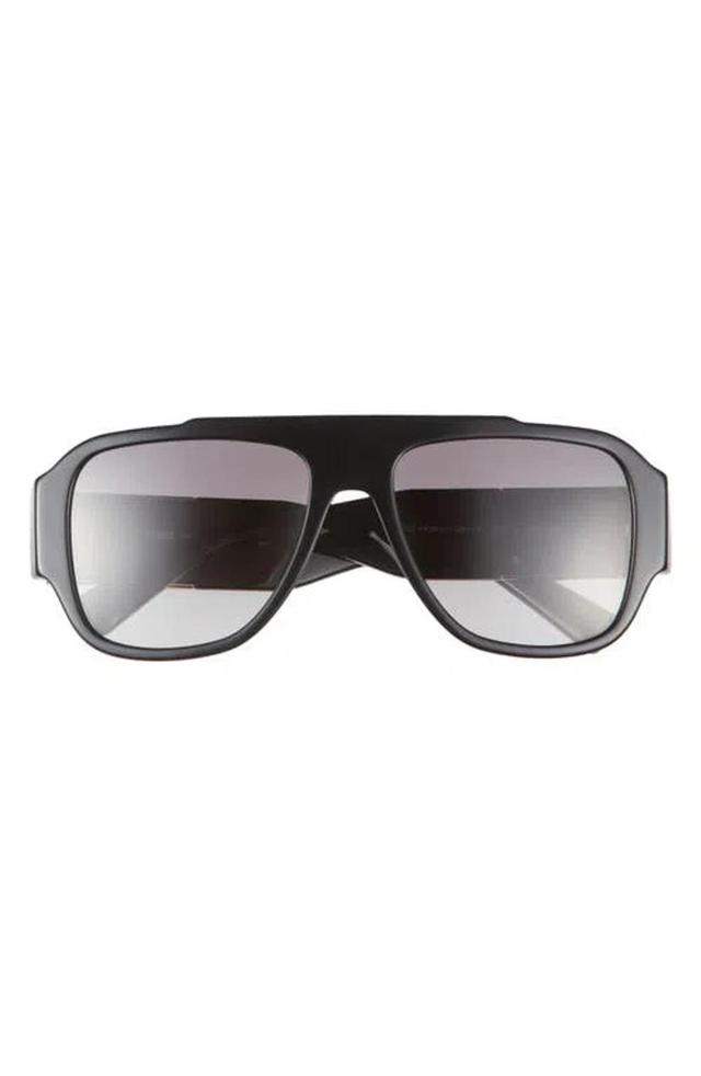 57mm Shield Sunglasses In Black Product Image