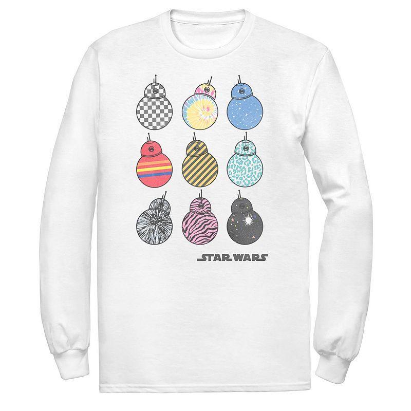 Mens Star Wars The Rise of Skywalker BB-8 Fashion Long Sleeve Graphic Tee Product Image