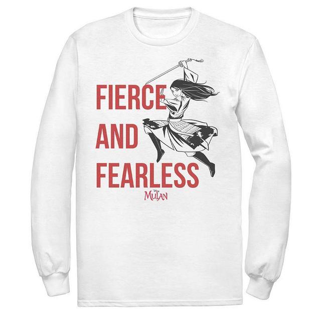 Mens Disney Mulan Live Action Fierce And Fearless Action Pose Tee Product Image