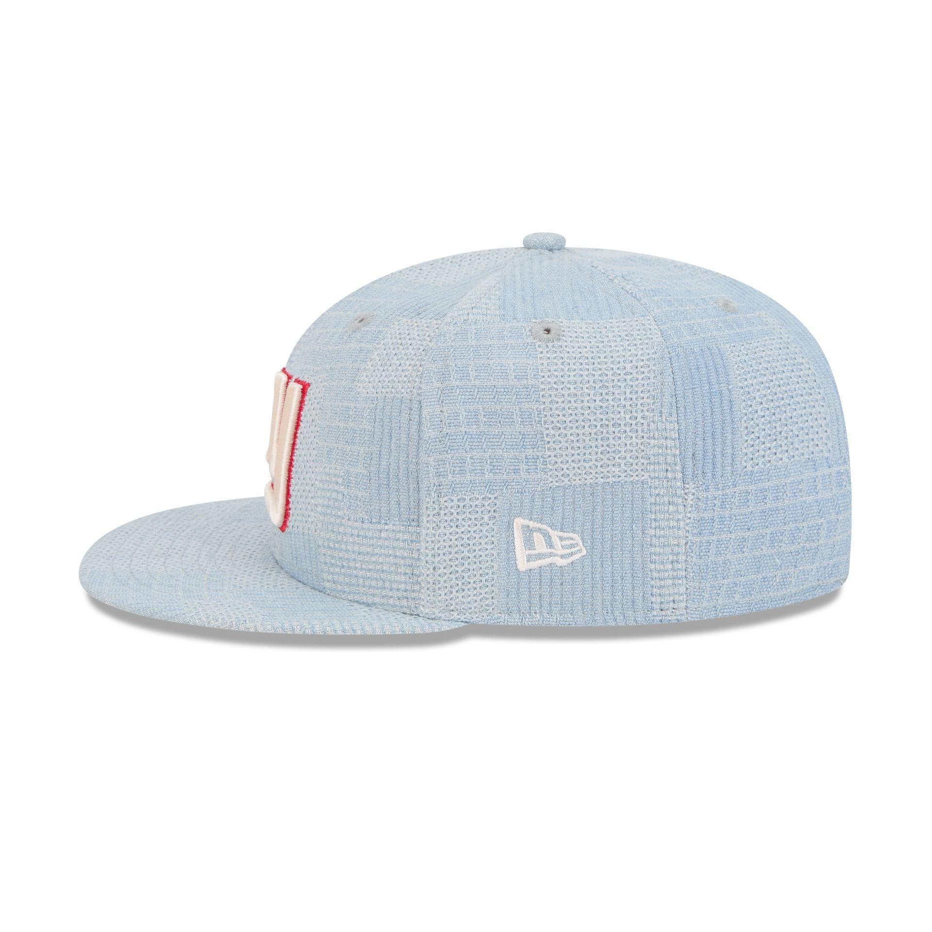 New York Giants Denim Patchwork 9FIFTY Snapback Hat Male Product Image