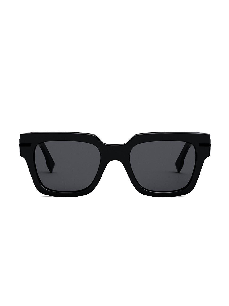 FENDI Unisex Fendigraphy 51mm Geometric Sunglasses Product Image