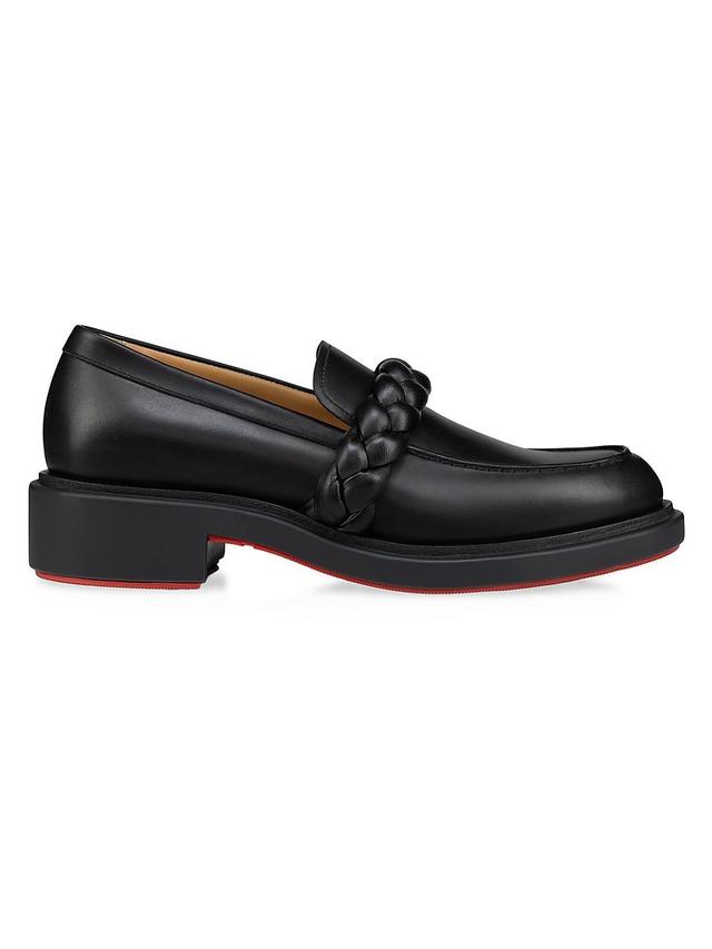 Mens Christian Louboutin x Idris Elba Urbino Moc Braid Penny Loafers Product Image