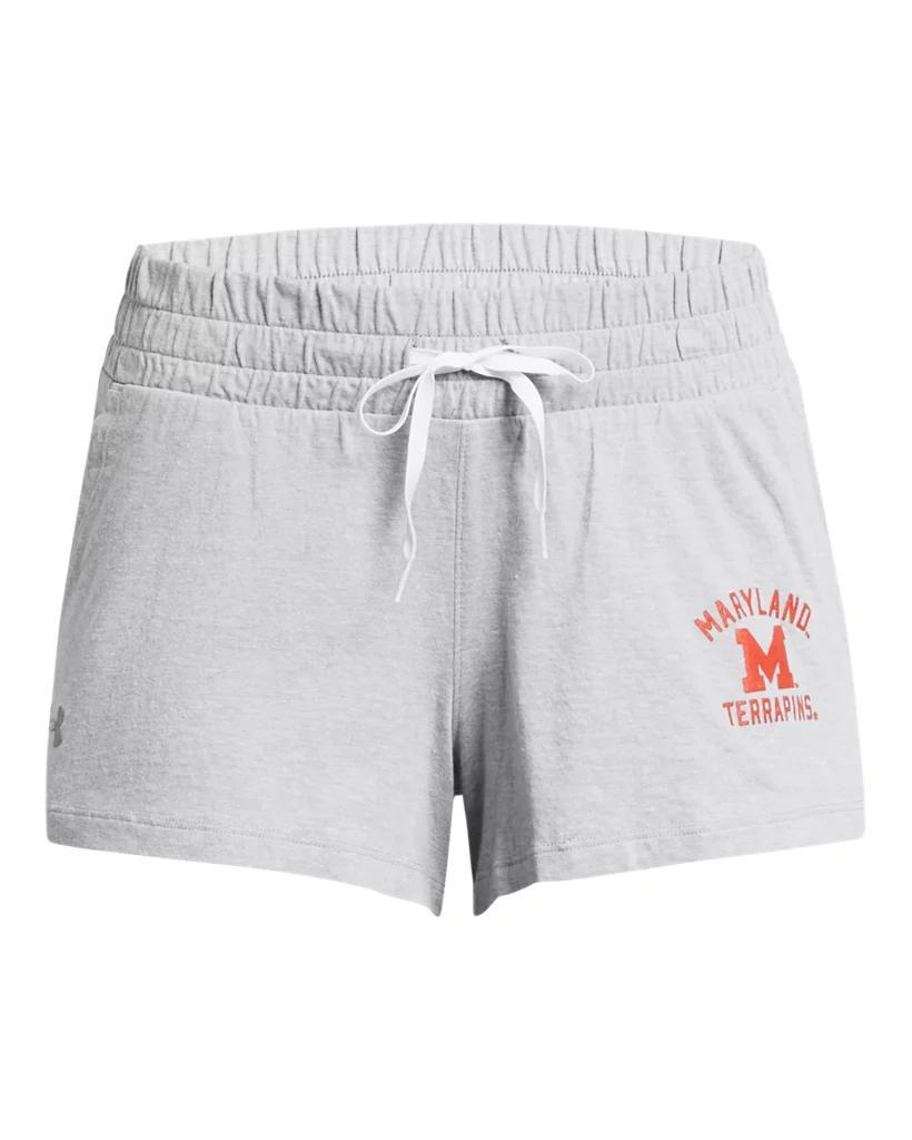 Women's UA Performance Cotton Collegiate Shorts Product Image