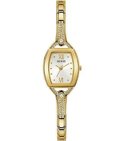 Guess Gold-Tone Crystal Bracelet Watch Product Image