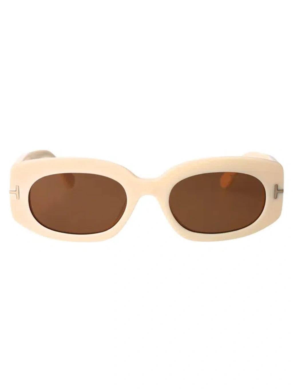 TOM FORD Sunglasses In Cream White Product Image