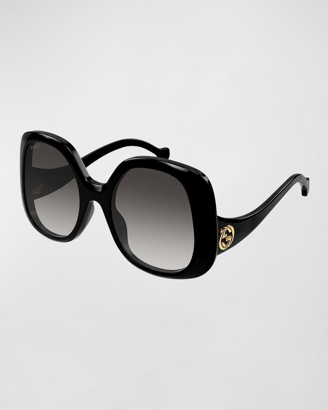 Gucci Womens Gg1235S 55mm Butterfly Sunglasses Product Image