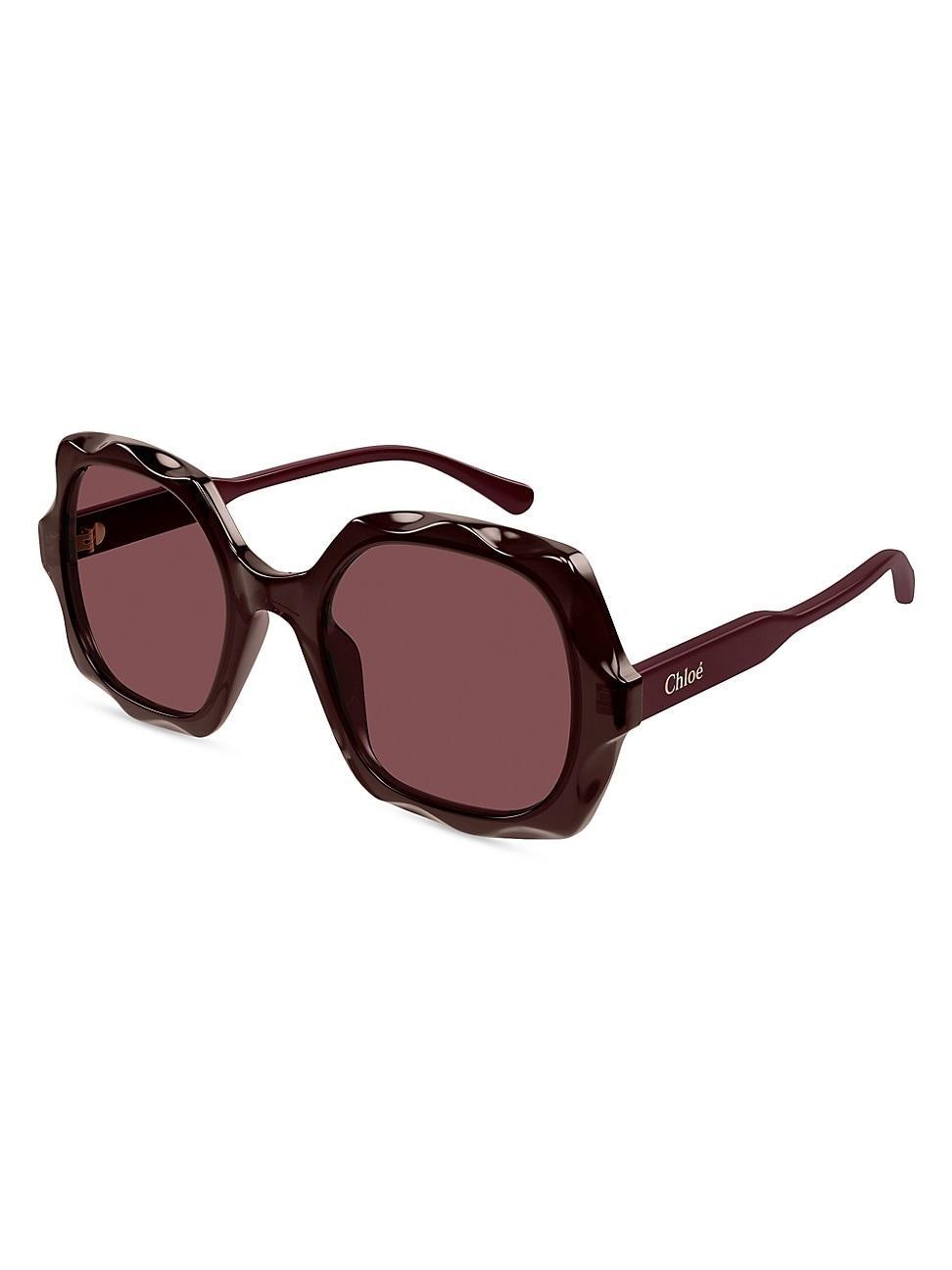 Womens Olivia 53MM Acetate Square Sunglasses Product Image