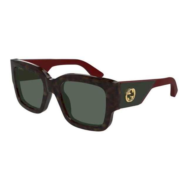 GUCCI Gg1663s-002 Havana-red-green In Crl Product Image