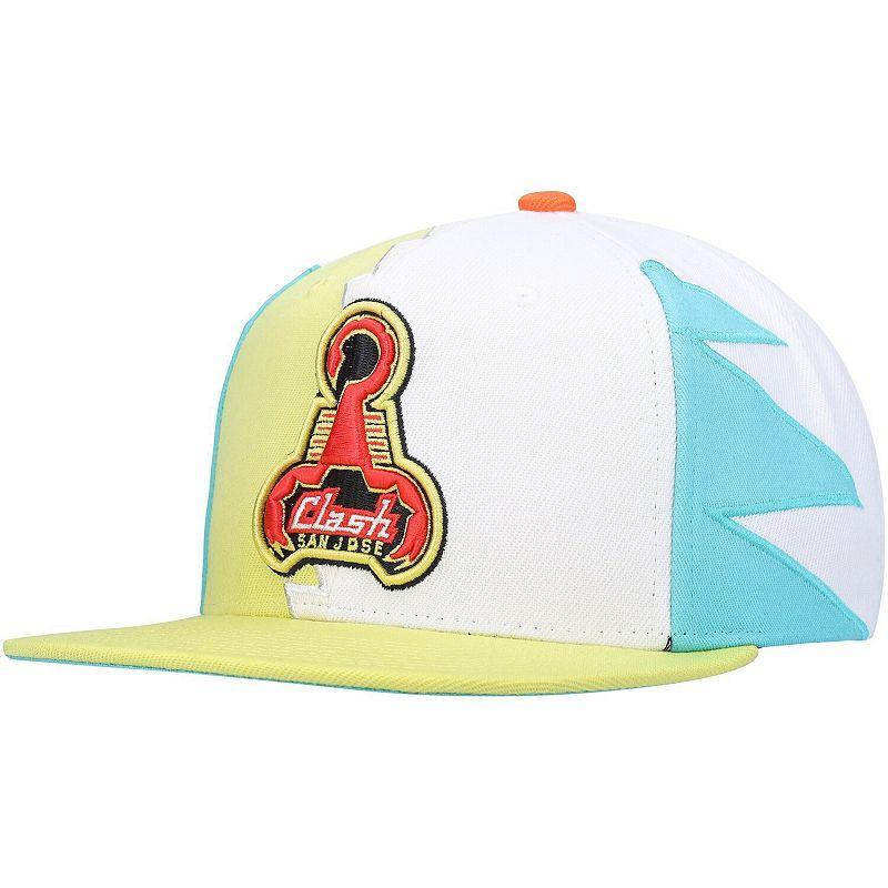 Mens Mitchell & Ness Green San Jose Earthquakes Historic Logo Since 96 Jersey Hook Snapback Hat Product Image