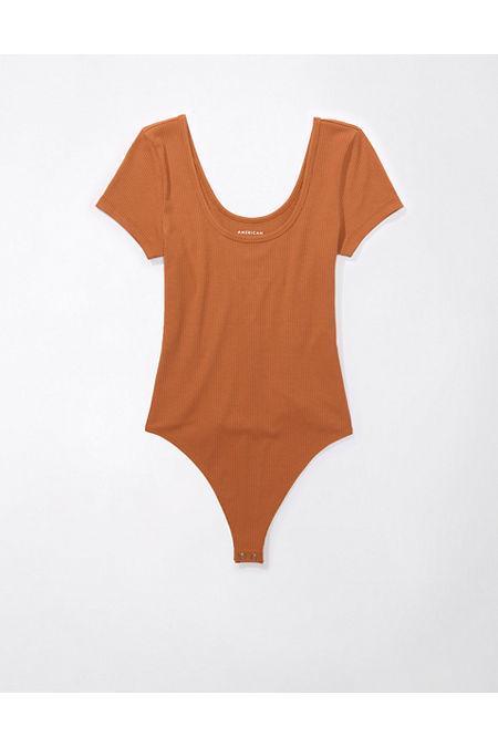 AE Short-Sleeve Scoop Bodysuit Women's Product Image