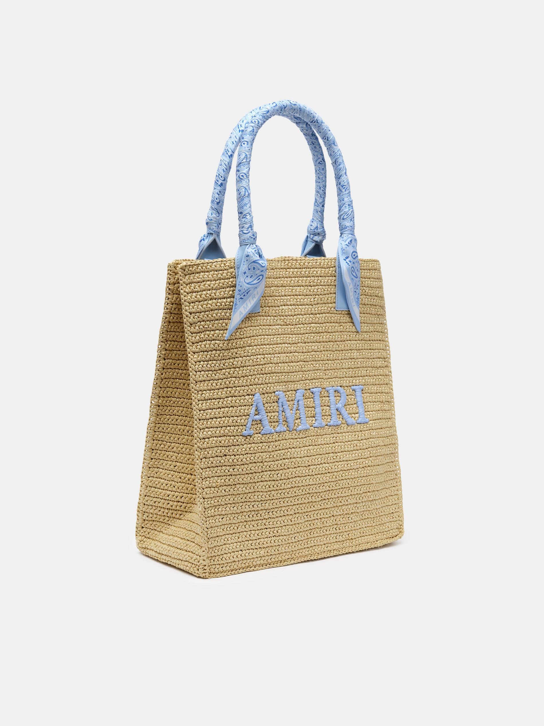 AMIRI RAFFIA TOTE - Blue Male Product Image