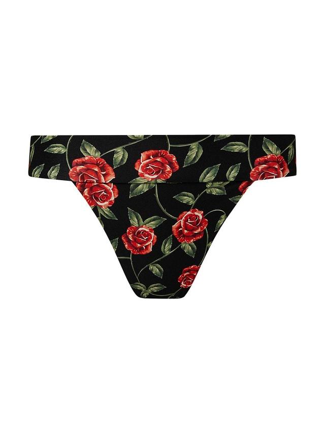 Womens Floral Bikini Bottom Product Image