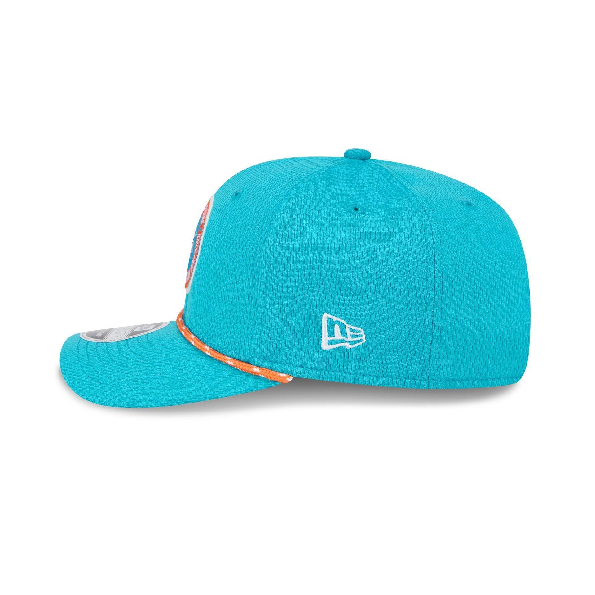 Miami Dolphins 2024 Sideline 9SEVENTY Stretch-Snap Hat Male Product Image