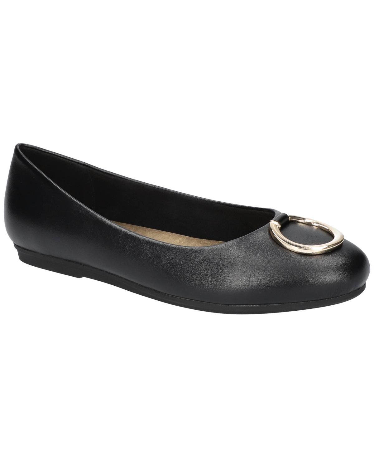 Easy Street Dia Womens Ballet Flats Black Product Image