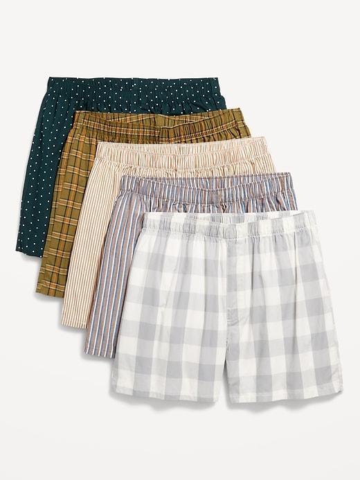 5-Pack Poplin Boxer Shorts Product Image