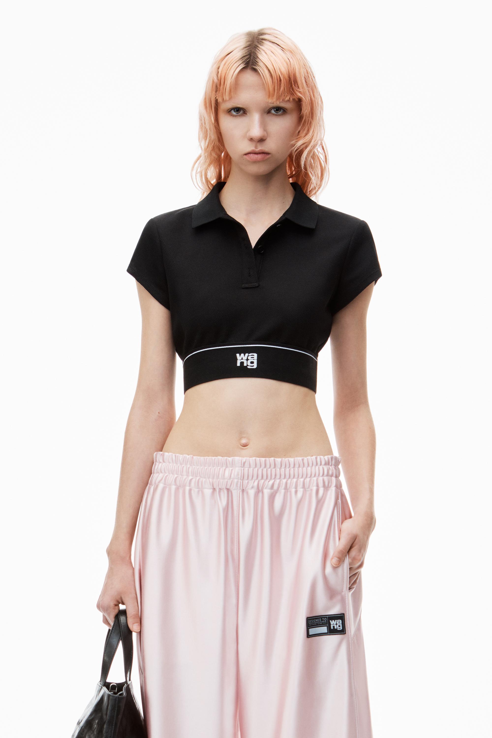 Cheerleader Polo Top In Pique Product Image