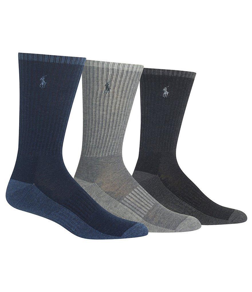 Polo Ralph Lauren Heather Crew Socks 3-Pack Product Image