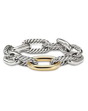 Womens DY Madison Chain Bracelet with 18K Yellow Gold Product Image