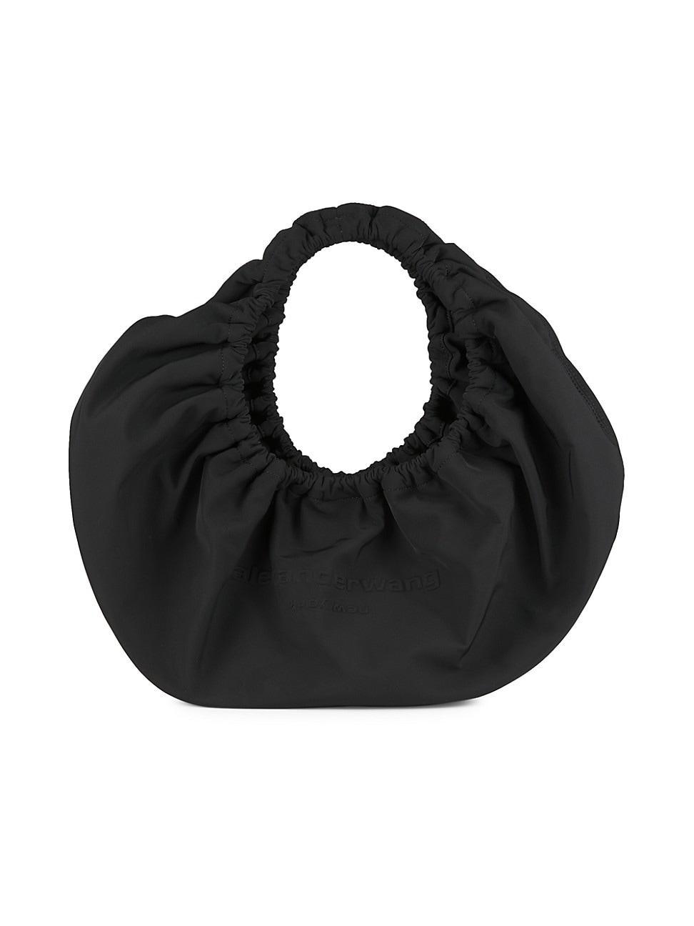 Womens Crescent Medium Nylon Shoulder Bag Product Image