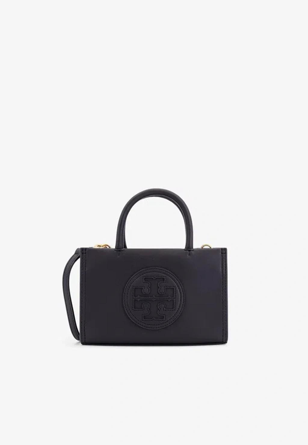 TORY BURCH Ella Bio Mini Tote Bag In Black Product Image