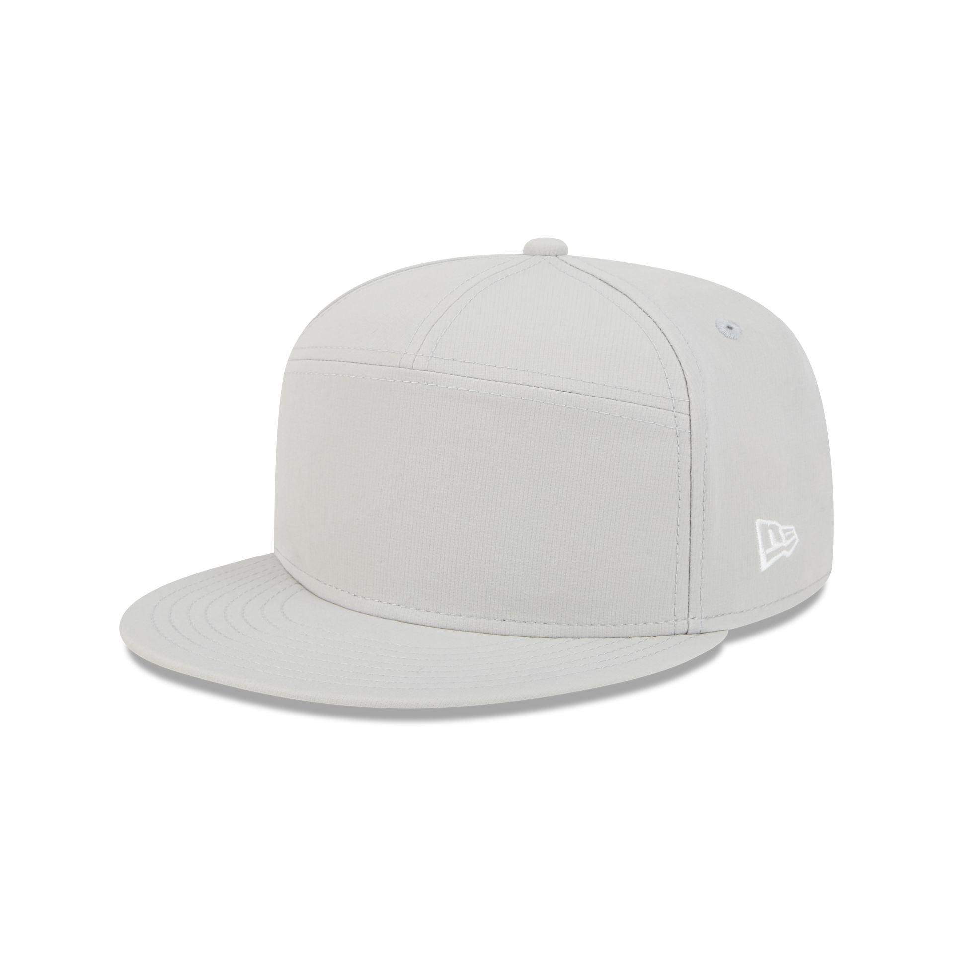 New Era Cap Gray Performance 9FIFTY Split Panel Snapback Hat Male Product Image