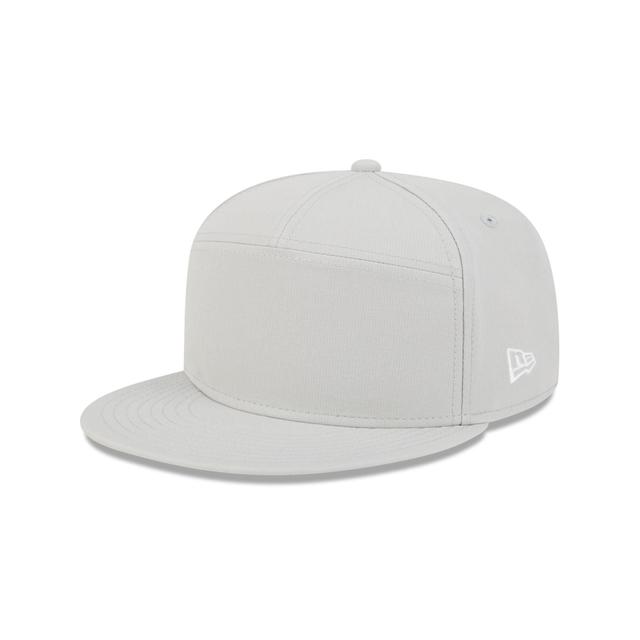 New Era Cap Gray Performance 9FIFTY Split Panel Snapback Hat Male Product Image