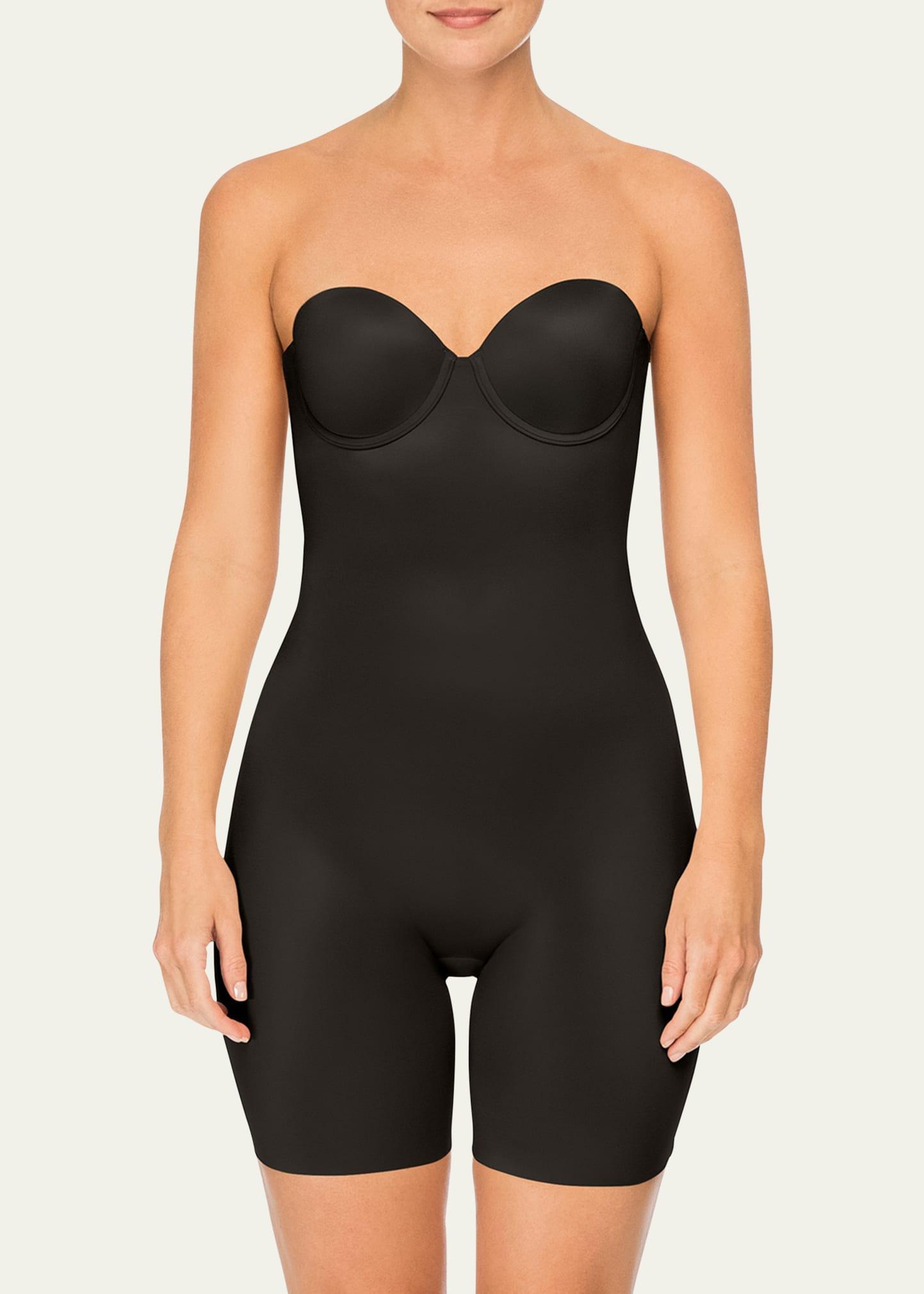 SPANX Suit Your Fancy Strapless Cupped Mid Thigh Bodysuit Product Image