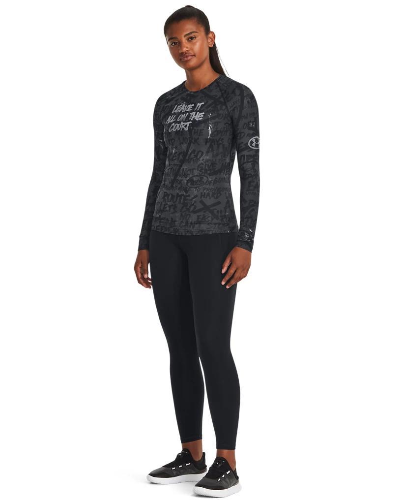 Women's HeatGear® Message Compression Long Sleeve Product Image