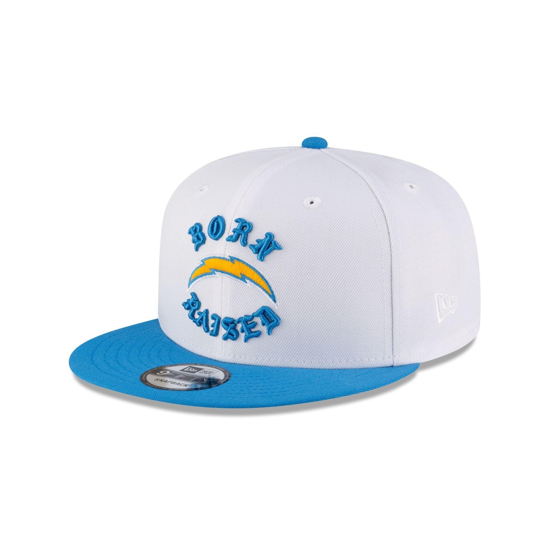 Born x Raised Los Angeles Chargers White 9FIFTY Snapback Male Product Image