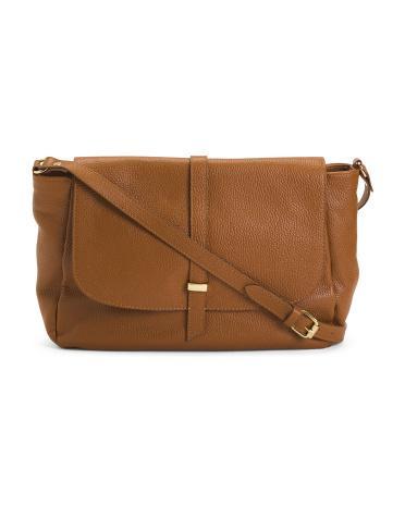 Leather Saddle Crossbody for Women product image