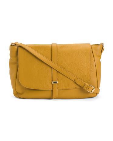 Leather Saddle Crossbody for Women product image