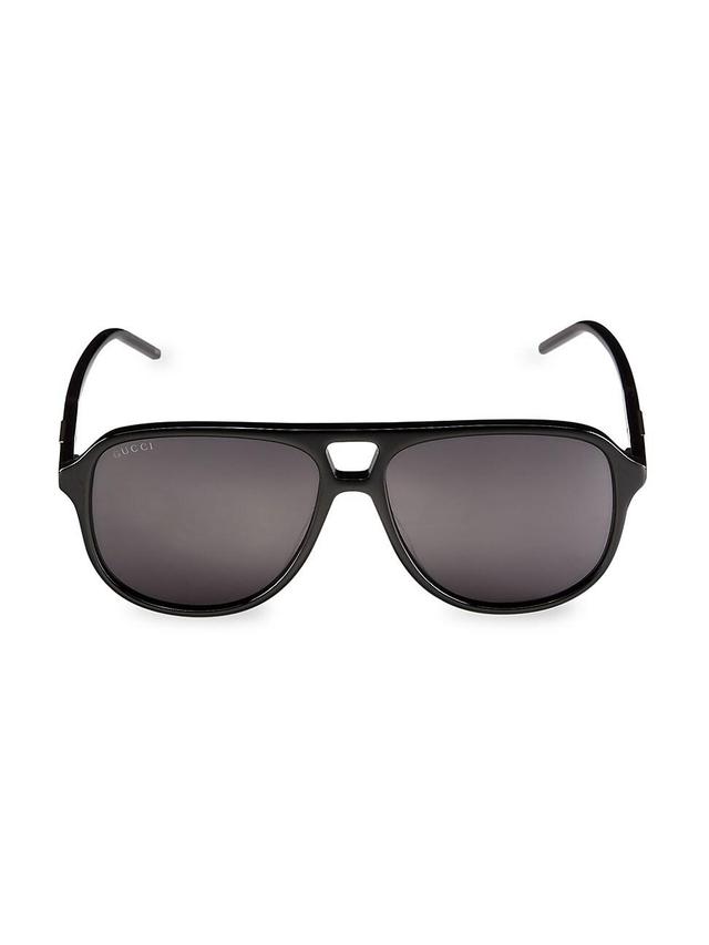 Mens Sophisticated Web Gg1156s-001 Acetate Pilot Sunglasses Product Image