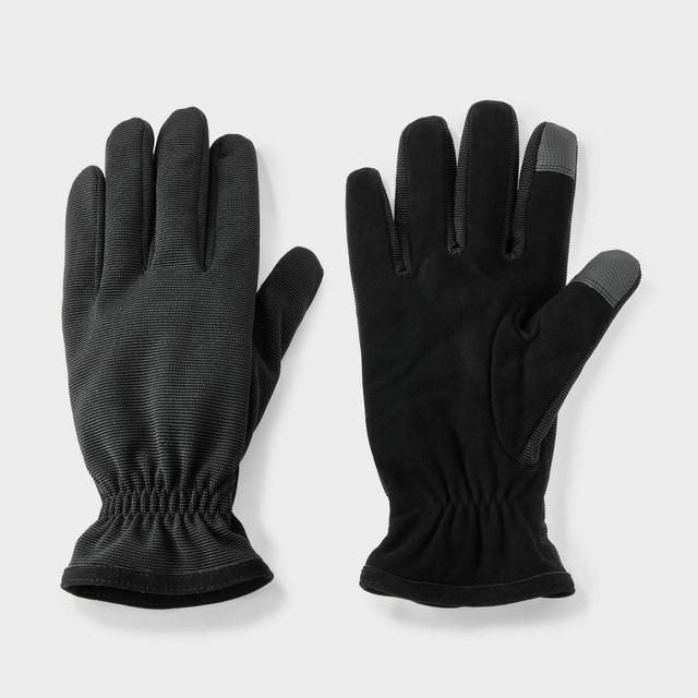 Mens Thinsulate Hybrid Gloves - Goodfellow & Co Black Product Image