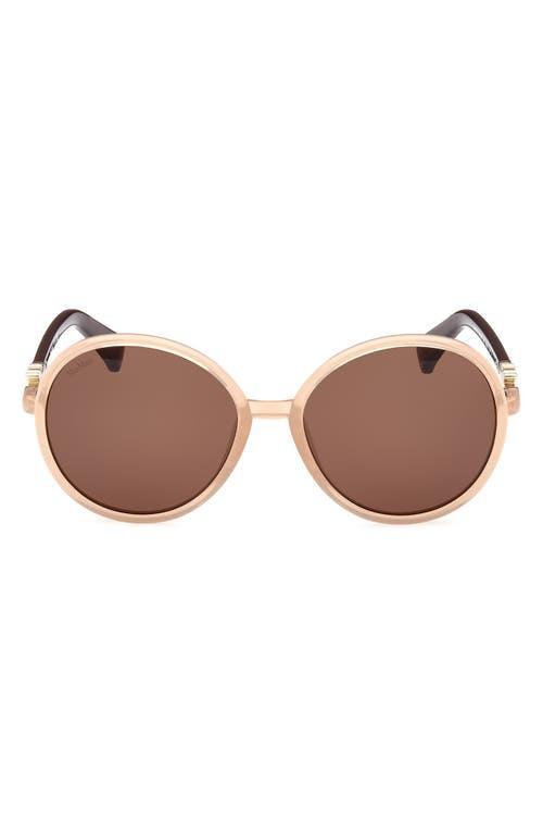 Max Mara 58mm Gradient Round Sunglasses Product Image