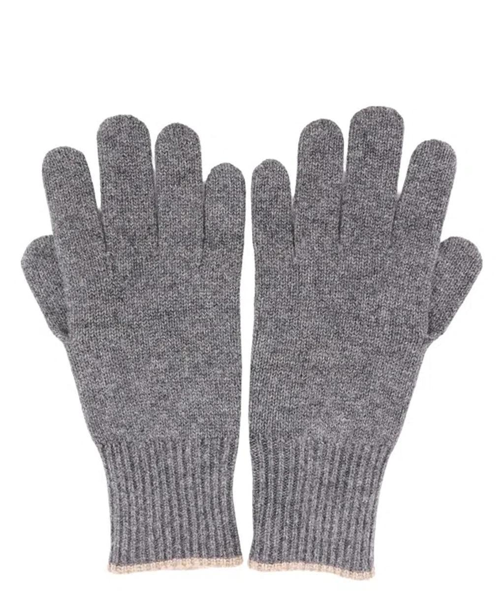 BRUNELLO CUCINELLI Gloves In Grey Product Image