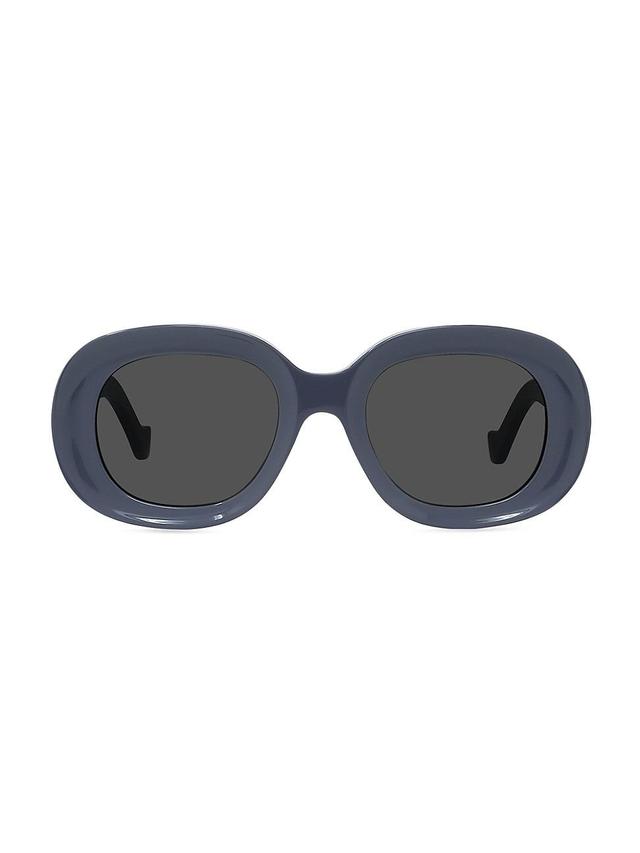 Loewe Chunky Anagram 49mm Oval Sunglasses Product Image