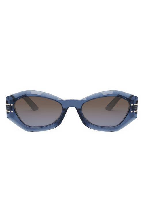 DiorSignature B1U 55mm Butterfly Sunglasses Product Image